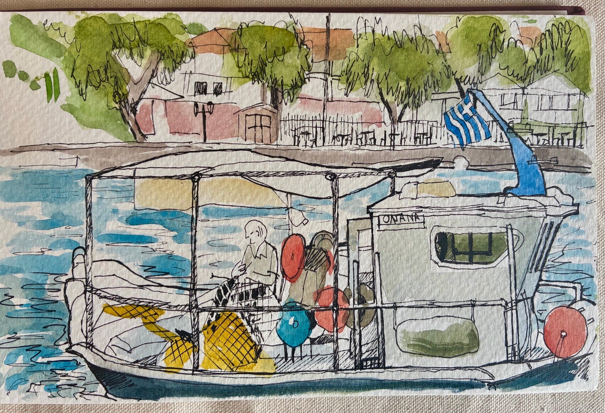 Fishing in Lefkada Greece